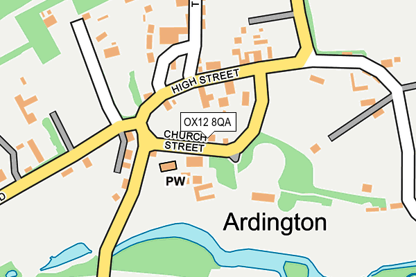 Map of ARDINGTON HOUSE LTD at local scale