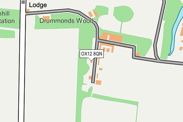 OX12 8QN map - OS OpenMap – Local (Ordnance Survey)