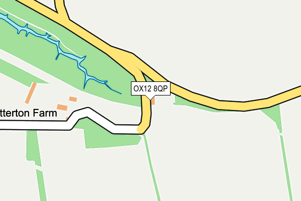 OX12 8QP map - OS OpenMap – Local (Ordnance Survey)