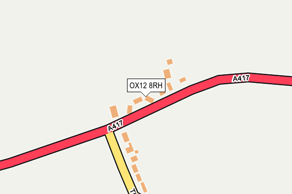 OX12 8RH map - OS OpenMap – Local (Ordnance Survey)