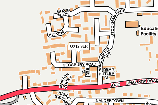 Map of RIDGEWAY CHALLOW LIMITED at local scale