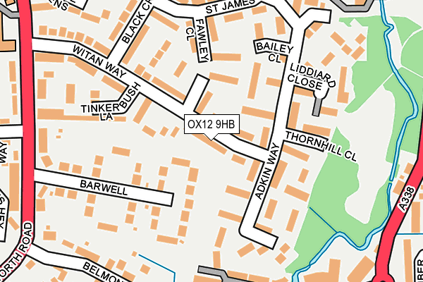 Map of ANDY YATES LTD at local scale