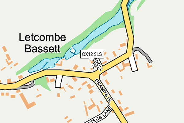 OX12 9LS map - OS OpenMap – Local (Ordnance Survey)