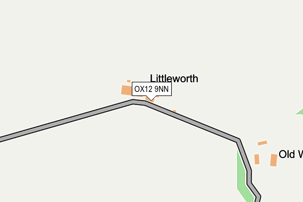 OX12 9NN map - OS OpenMap – Local (Ordnance Survey)