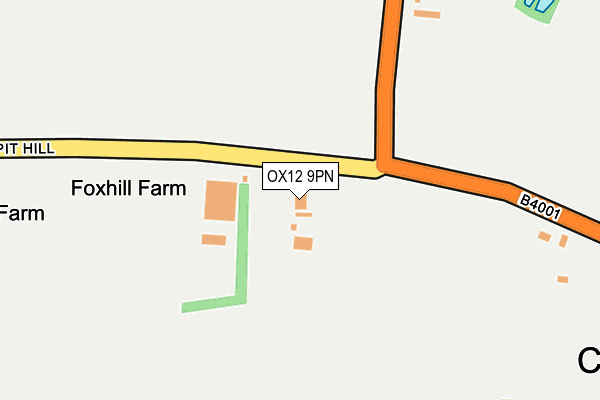 OX12 9PN map - OS OpenMap – Local (Ordnance Survey)