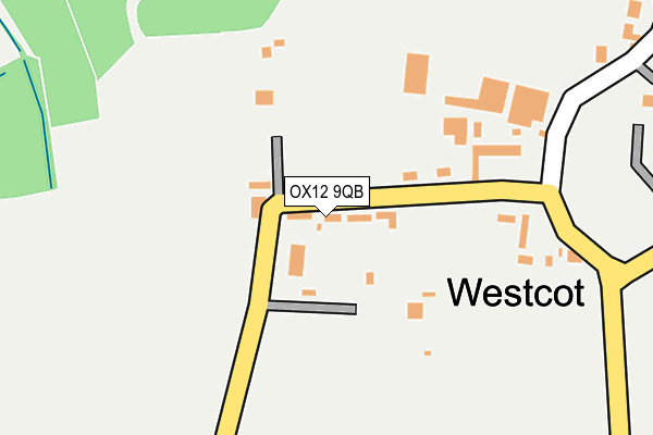 OX12 9QB map - OS OpenMap – Local (Ordnance Survey)