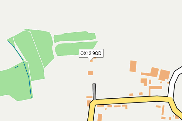 OX12 9QD map - OS OpenMap – Local (Ordnance Survey)