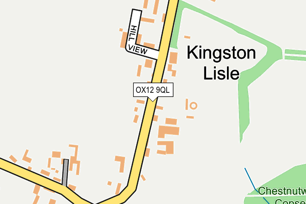 OX12 9QL map - OS OpenMap – Local (Ordnance Survey)