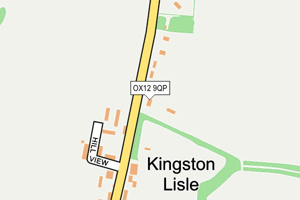 OX12 9QP map - OS OpenMap – Local (Ordnance Survey)