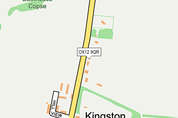 OX12 9QR map - OS OpenMap – Local (Ordnance Survey)