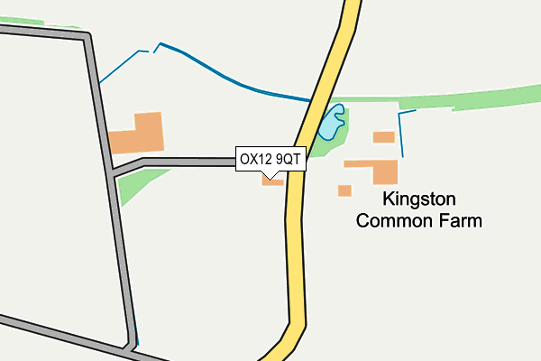 OX12 9QT map - OS OpenMap – Local (Ordnance Survey)