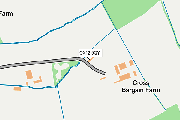 OX12 9QY map - OS OpenMap – Local (Ordnance Survey)