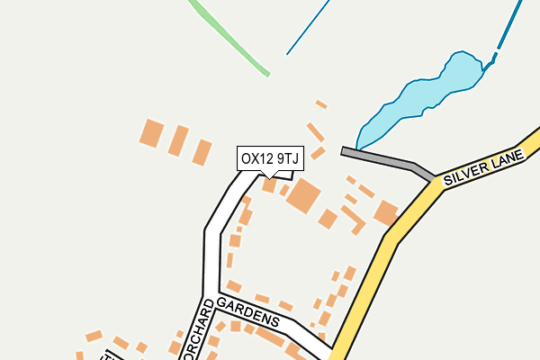 OX12 9TJ map - OS OpenMap – Local (Ordnance Survey)