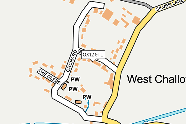 OX12 9TL map - OS OpenMap – Local (Ordnance Survey)