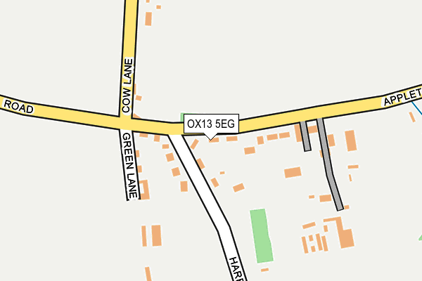 OX13 5EG map - OS OpenMap – Local (Ordnance Survey)