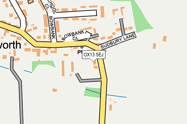 OX13 5EJ map - OS OpenMap – Local (Ordnance Survey)