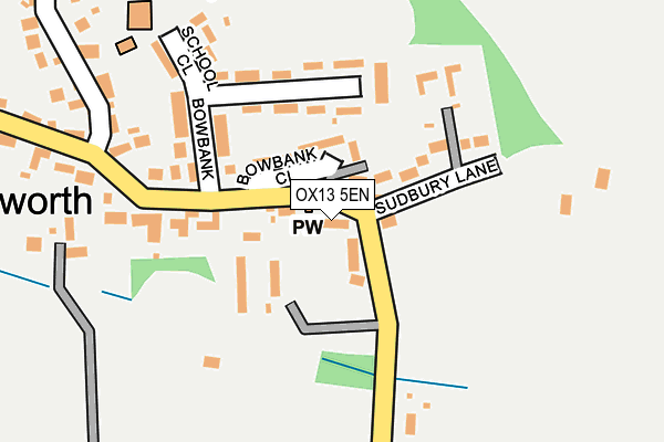 OX13 5EN map - OS OpenMap – Local (Ordnance Survey)