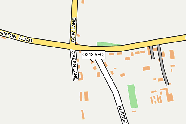 OX13 5EQ map - OS OpenMap – Local (Ordnance Survey)