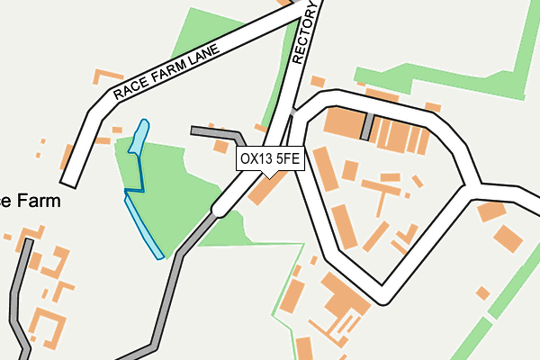 OX13 5FE map - OS OpenMap – Local (Ordnance Survey)