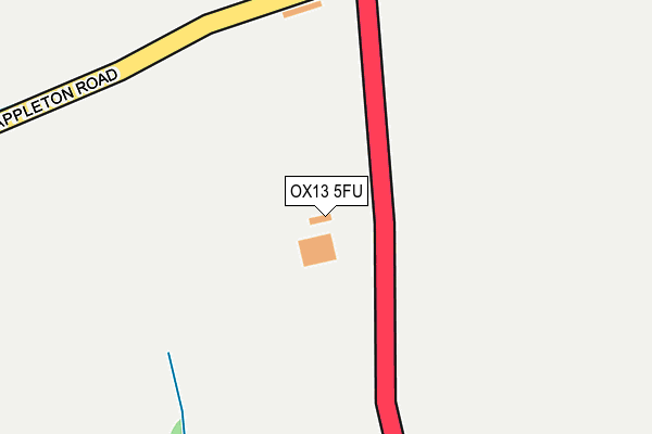 OX13 5FU map - OS OpenMap – Local (Ordnance Survey)