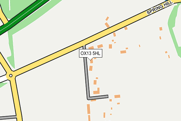 OX13 5HL map - OS OpenMap – Local (Ordnance Survey)