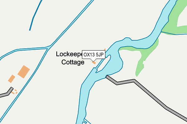OX13 5JP map - OS OpenMap – Local (Ordnance Survey)