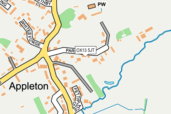 OX13 5JT map - OS OpenMap – Local (Ordnance Survey)