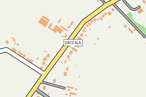 OX13 5LA map - OS OpenMap – Local (Ordnance Survey)