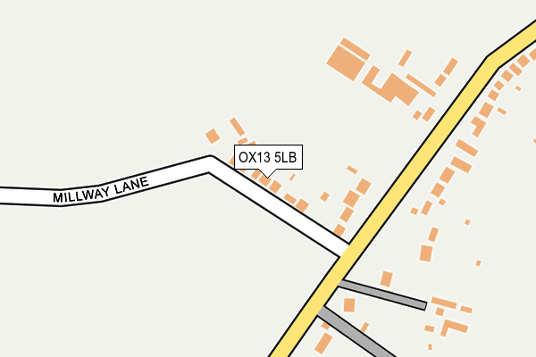 OX13 5LB map - OS OpenMap – Local (Ordnance Survey)