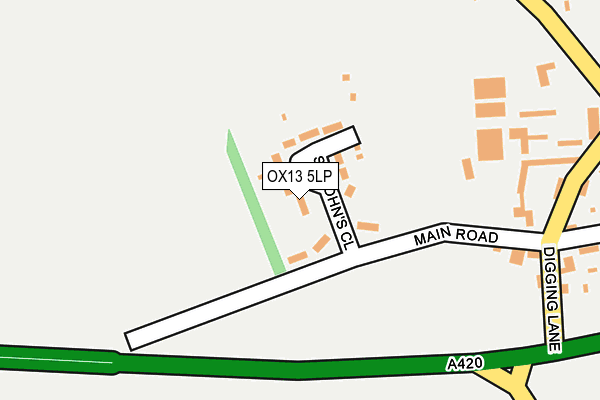 OX13 5LP map - OS OpenMap – Local (Ordnance Survey)
