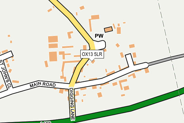 OX13 5LR map - OS OpenMap – Local (Ordnance Survey)