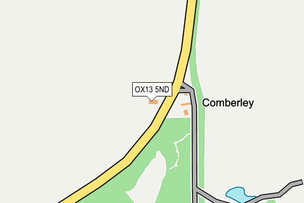 OX13 5ND map - OS OpenMap – Local (Ordnance Survey)