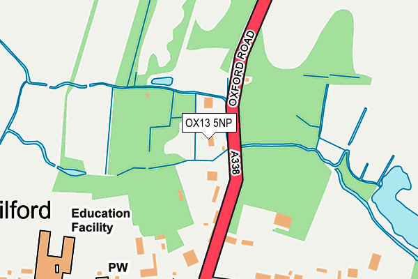 OX13 5NP map - OS OpenMap – Local (Ordnance Survey)