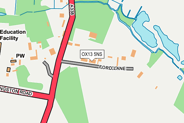 OX13 5NS map - OS OpenMap – Local (Ordnance Survey)