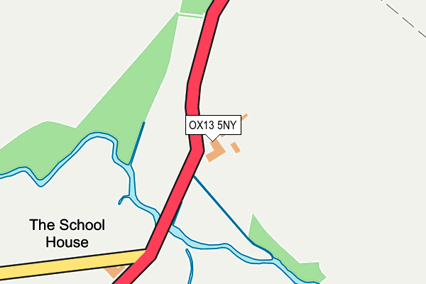 OX13 5NY map - OS OpenMap – Local (Ordnance Survey)