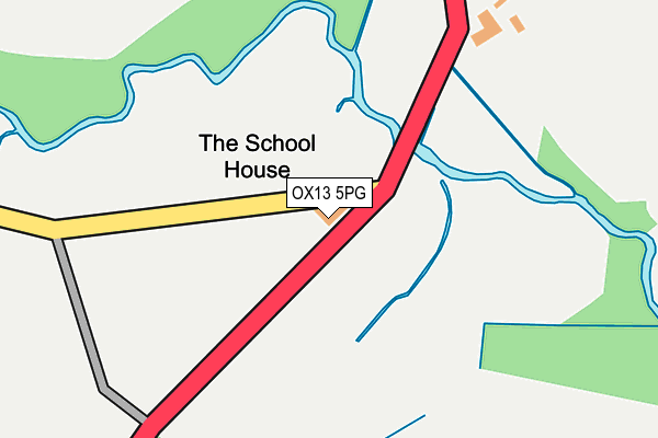 OX13 5PG map - OS OpenMap – Local (Ordnance Survey)