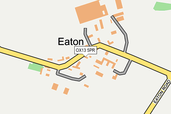 OX13 5PR map - OS OpenMap – Local (Ordnance Survey)