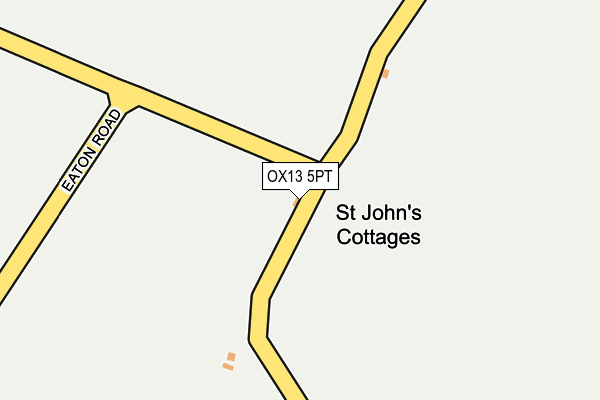 OX13 5PT map - OS OpenMap – Local (Ordnance Survey)