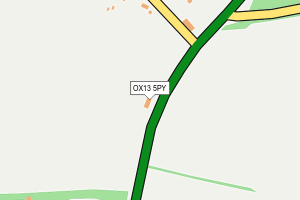 OX13 5PY map - OS OpenMap – Local (Ordnance Survey)
