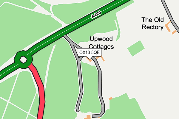 OX13 5QE map - OS OpenMap – Local (Ordnance Survey)