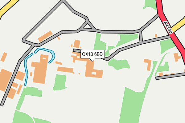 OX13 6BD map - OS OpenMap – Local (Ordnance Survey)