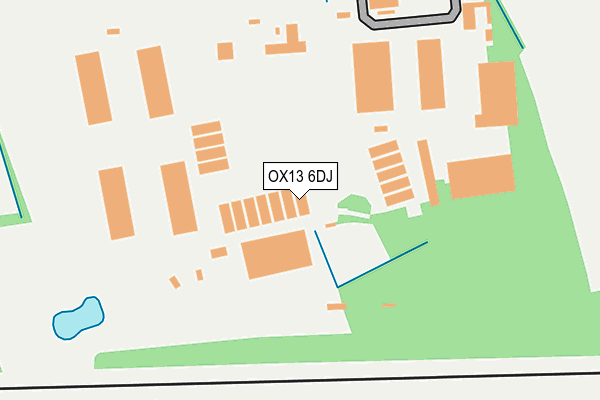 OX13 6DJ map - OS OpenMap – Local (Ordnance Survey)