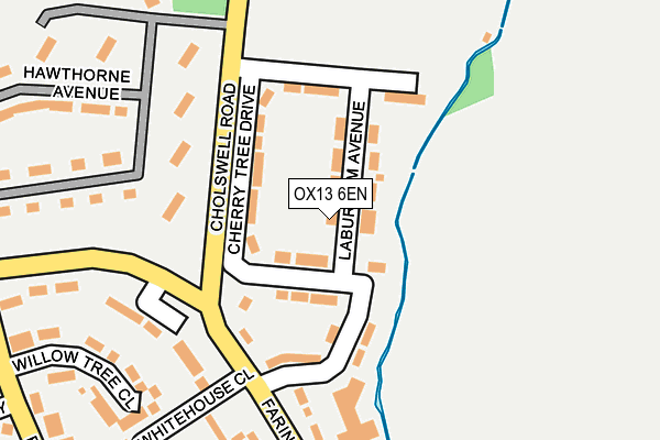 OX13 6EN map - OS OpenMap – Local (Ordnance Survey)