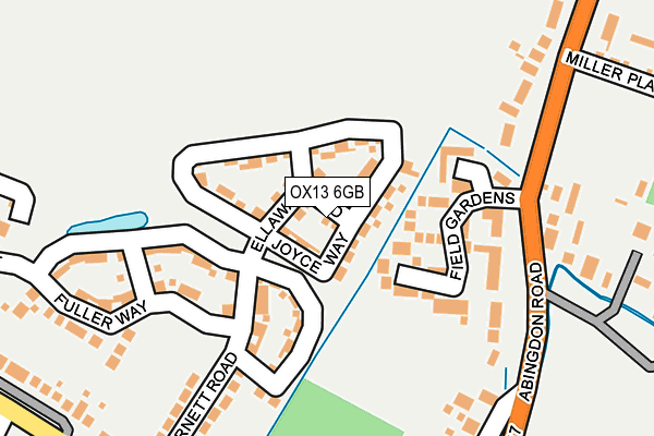 OX13 6GB map - OS OpenMap – Local (Ordnance Survey)