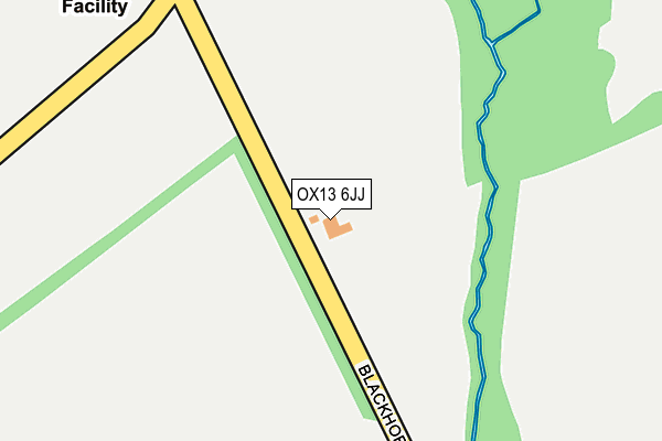 OX13 6JJ map - OS OpenMap – Local (Ordnance Survey)