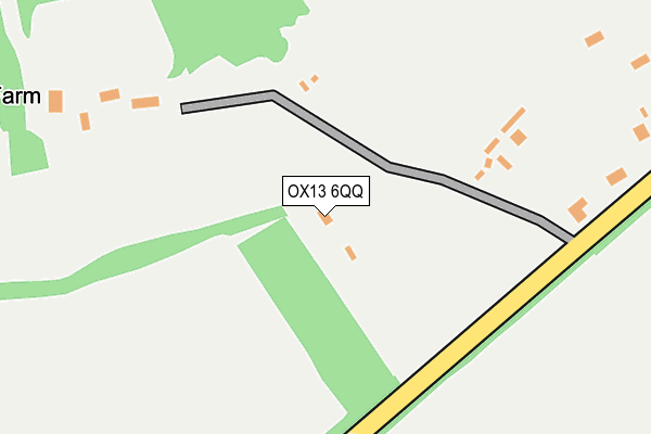OX13 6QQ map - OS OpenMap – Local (Ordnance Survey)