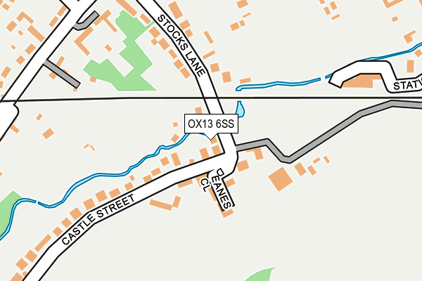 OX13 6SS map - OS OpenMap – Local (Ordnance Survey)