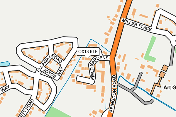 OX13 6TF map - OS OpenMap – Local (Ordnance Survey)