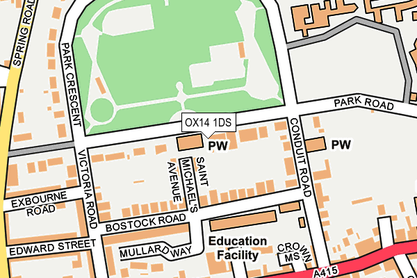 Map of SWINBURNE MANAGEMENT LIMITED at local scale