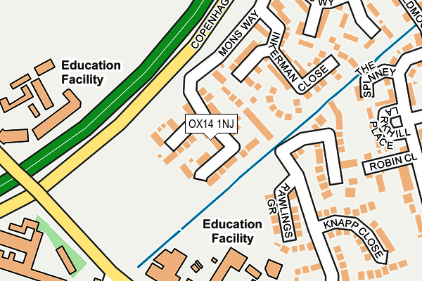 Map of OXON BUILDING SOLUTIONS LIMITED at local scale